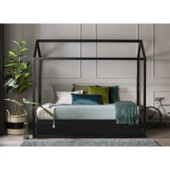 Sweedi House Bed - Black