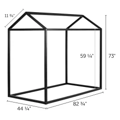 Sweedi House Bed - Black