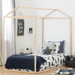 Sweedi House Bed for Twin Bed - Natural