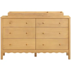 Swell 6-Drawer Assembled Dresser - Honey
