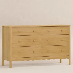 Swell 6-Drawer Assembled Dresser - Honey