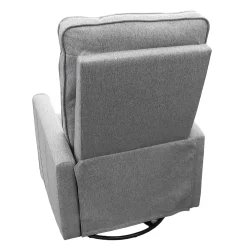 Swivel Recliner Rocking Chair - Gray Tweed