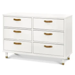 Tanner 6-Drawer Dresser - Warm White