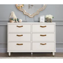 Tanner 6-Drawer Dresser - Warm White