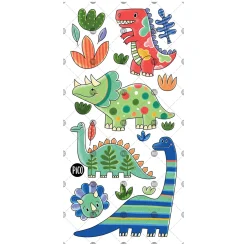 Tattoos Pico-colorful Dinos