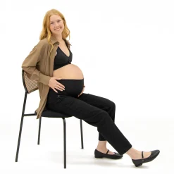 Taupe Classic Maternity Shirt