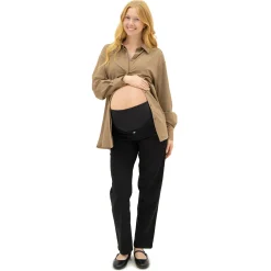 Taupe Classic Maternity Shirt