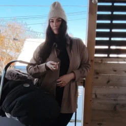 Taupe Classic Maternity Shirt