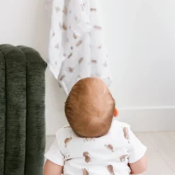 Taupe Muslin Blanket
