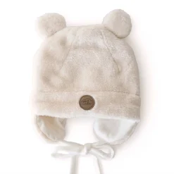 Teddy bear gift box for baby (4 accessories) - Cream 0-6M