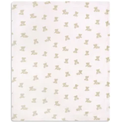 Teddy-printed Plush Blanket