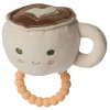 Teether Rattle - Latte
