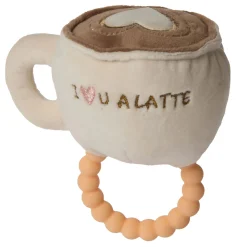 Teether Rattle - Latte