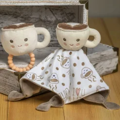 Teether Rattle - Latte