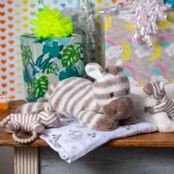 Teether Rattle - Zebra