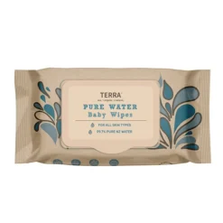Terra Baby Wipes NZ Water - 70-Pack