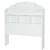 Tiara Twin Bookcase Headboard - Pure White