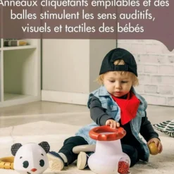 Tiny Rocker Stacking Panda Toy