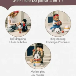 Tiny Rocker Stacking Panda Toy