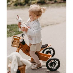 Tiny Tot Balance Bike Plus 2 in 1 - Bamboo