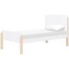 TipToe Twin Bed - White and Washed Natural