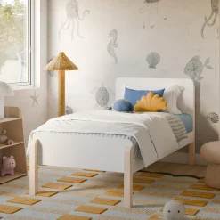 TipToe Twin Bed - White and Washed Natural