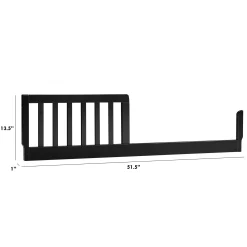 Toddler Bed Conversion Kit - Ebony