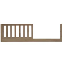 Toddler Bed Conversion Rail - Walnut