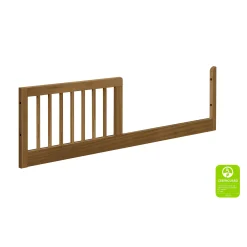 toddler bed conversion walnut