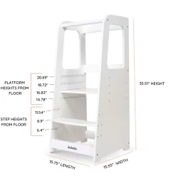 Toddler Tower - White
