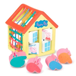 Toomies Peppa’s Activity House - Activity Center with Shape Sorting and Color Matching Games