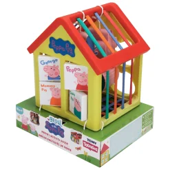 Toomies Peppa’s Activity House - Activity Center with Shape Sorting and Color Matching Games