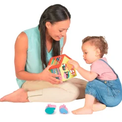 Toomies Peppa’s Activity House - Activity Center with Shape Sorting and Color Matching Games