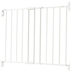 Top of Stairs Expanding Metal Gate - White