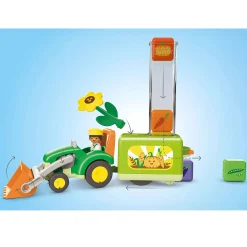 Tractor With Load And Drop Planter