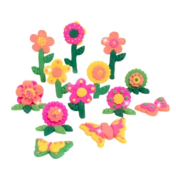 Trio Popsicles Sparkling Flowers