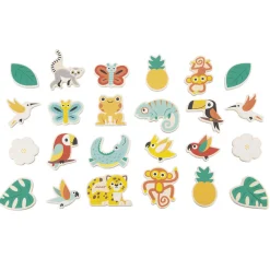 Tropical Magnet Set 24 Pieces
