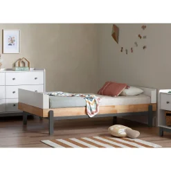 Twin Bed - Bebble Natural and Gray