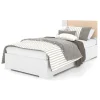 Twin Bed - White Natural
