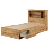 Twin Bed and Headboard Set - Tassio Nordik Oak