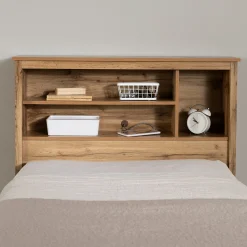 Twin Bed and Headboard Set - Tassio Nordik Oak