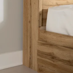 Twin Bed and Headboard Set - Tassio Nordik Oak