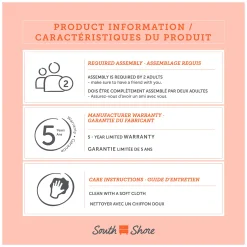 Twin Bed and Headboard Set - Arlen Weathered Oak