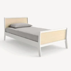 Twin Bed Sparrow Wht Nat
