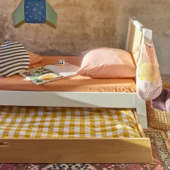 Twin Bed Sparrow Wht Nat