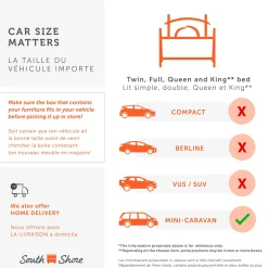 Twin Bed with 3 Drawers - Fusion Pure White