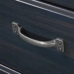 Twin Bed with 3 Drawers Asten - Blueberry