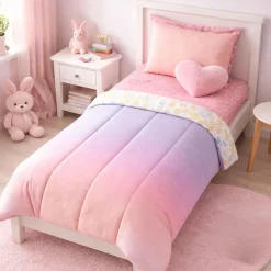 Twin Comforter Set - Flowers