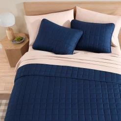 Twin Quilt Set - Navy