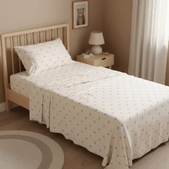 Twin Sheet Set - Croissants